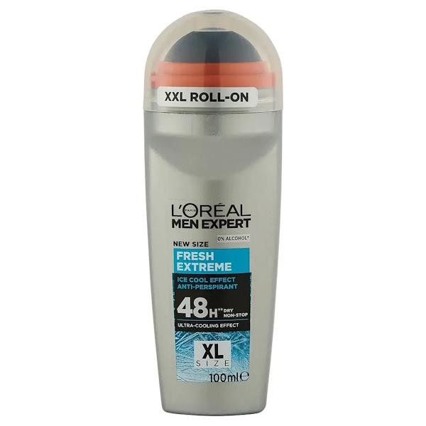 L'Oreal Men Expert Anti-Perspirant Roll-On Fresh Extreme 100ml (Case of 6)