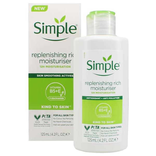 Simple Replenishing Rich Moisturiser 125ml (Case of 6)