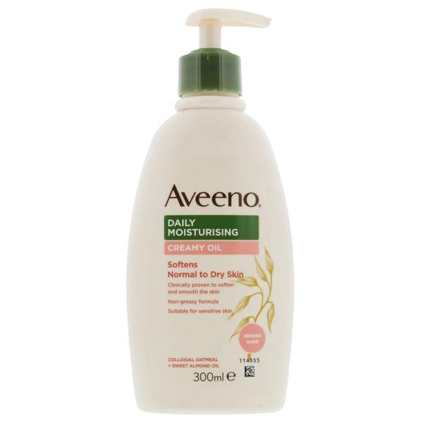 Aveeno Daily Moisturising Creamy Oil 300ml (Case of 6)