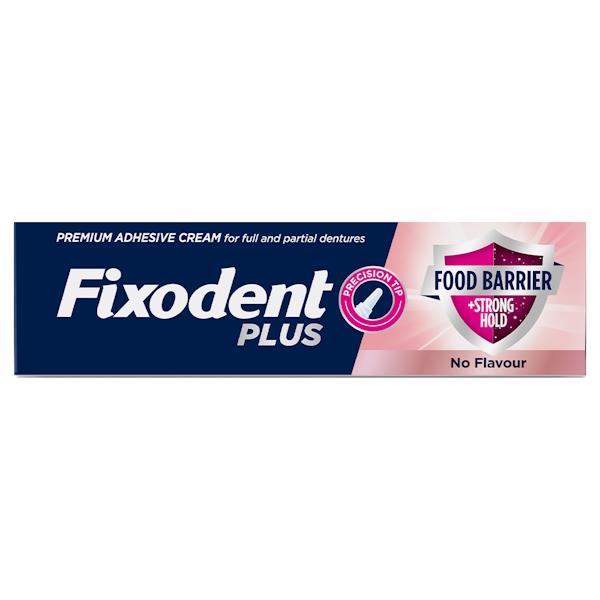 Fixodent Plus Foodseal Food Barrier Denture Adhesive Cream 40g (Case of 12)