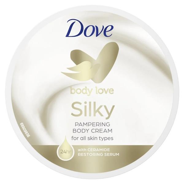 Dove Body Love Silky Pampering Body Cream 300ml (Case of 4)