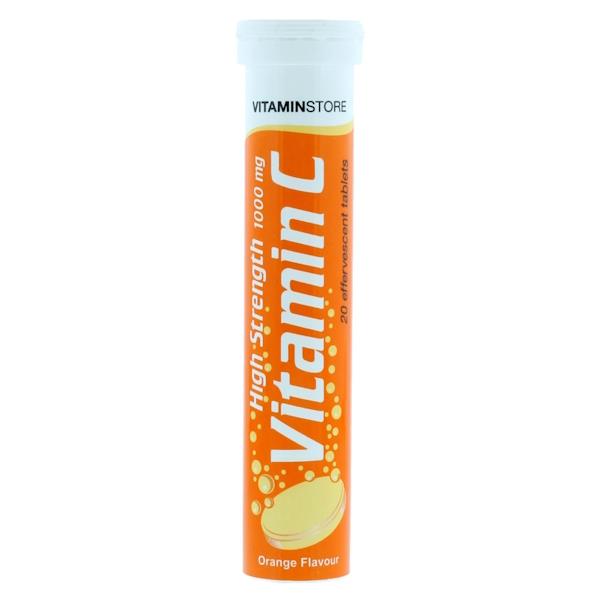 Vitamin Store Vitamin C 1000mg 20 Orange Effervescent Tablets (Case of 6)