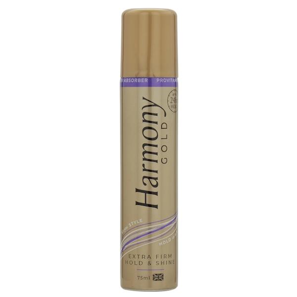 Harmony Gold Hairspray Extra Firm Hold 75ml (Case of 6)