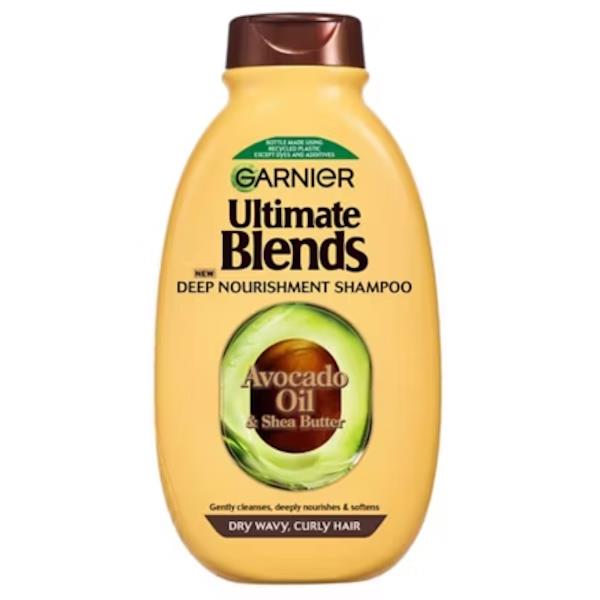 (LT) Garnier Ultimate Blends Avocado Oil & Shea Butter Shampoo 300ml (Case of 6)