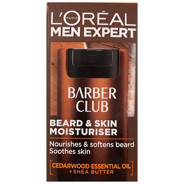 (LT) L'Oreal Men Expert Barber Club Beard & Skin Moisturiser 50ml (Case of 6)