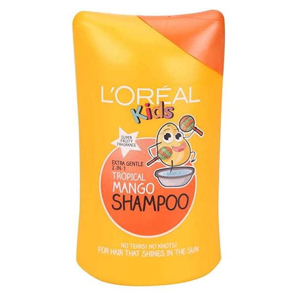 L'Oreal Kids Extra Gentle 2in1 Tropical Mango Shampoo 250ml (Case of 6)
