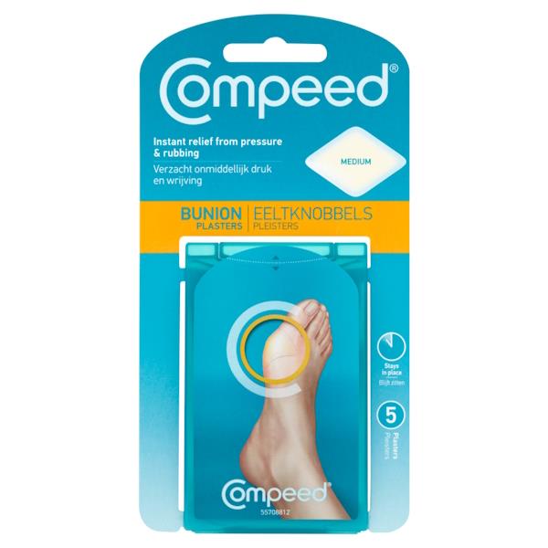 Compeed Bunion Plasters Medium 5 Plasters (Case of 6)