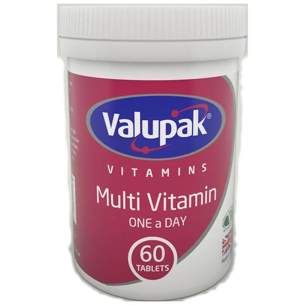 (LT) Valupak Multivitamin One A Day 60 Tablets (Case of 6)