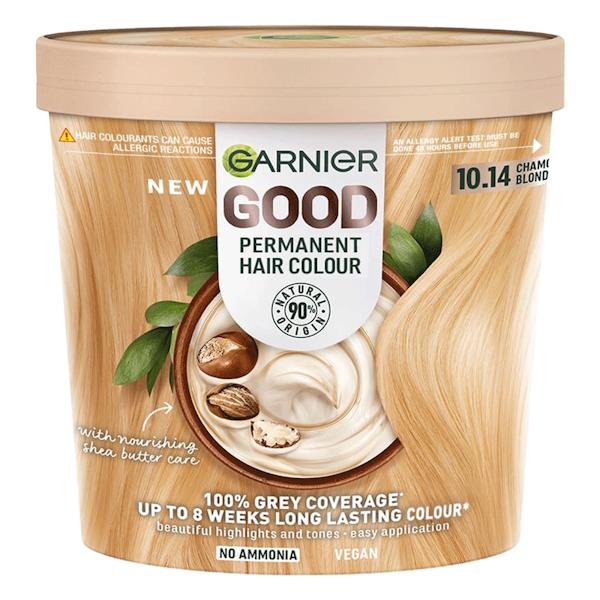 Garnier Good Permanent Hair Colour 10.14 Chamomile Blonde (Case of 3)