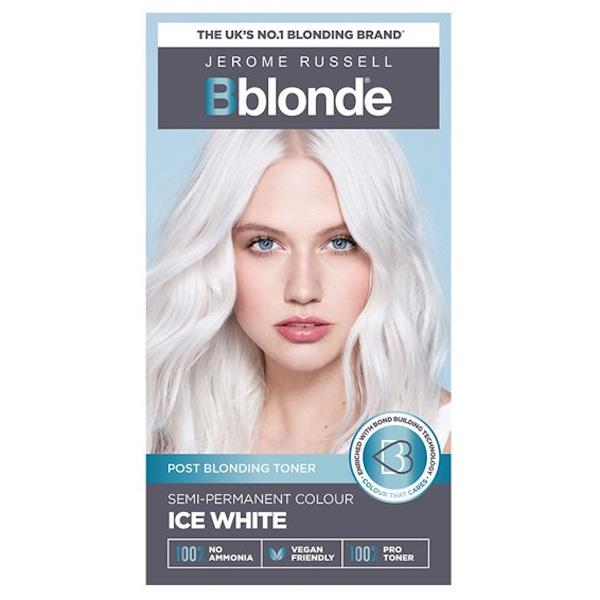 Jerome Russell Bblonde Toner Semi-Permanent Colour Ice White (Case of 6)