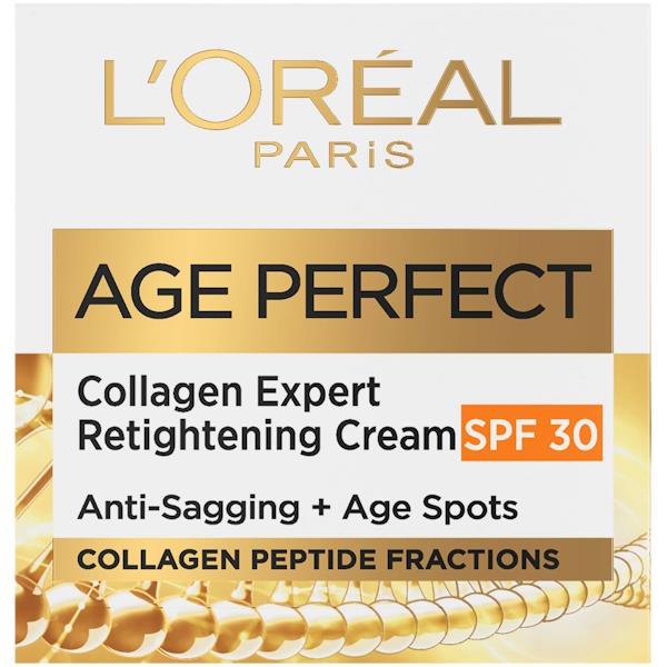 L'Oreal Age Perfect Collagen Expert Retightening Care Day Cream SPF30 50ml (Case of 6)