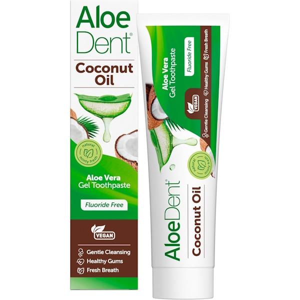 Aloe Dent Coconut Oil Aloe Vera Gel Toothpaste 100ml (Case of 6)