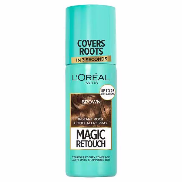 L'Oreal Magic Retouch Instant Root Concealer Spray Brown 75ml (Case of 6)