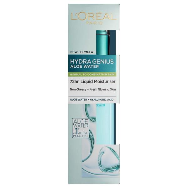 L'Oreal Hydra Genius Liquid Moisturiser Normal To Combination Skin 70ml (Case of 6)