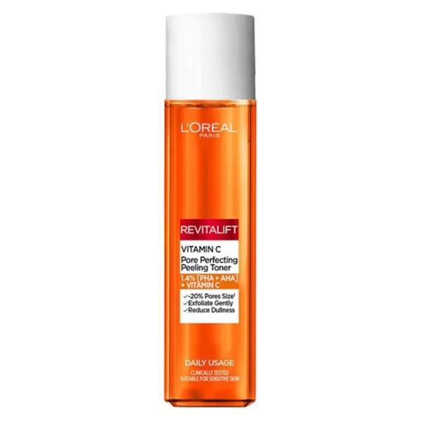L'Oreal Revitalift Vitamin C Peeling Toner 180ml (Case of 6)