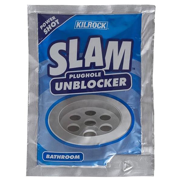 Kilrock Slam Bathroom Plughole Unblocker 80g (Case of 12)