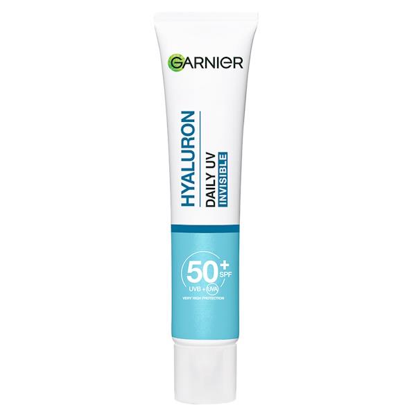 Garnier Hyaluron Barrier Protect Daily UV Fluid Invisible SPF50+ 40ml (Case of 6)