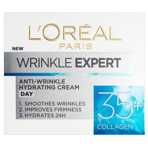 L'Oreal Wrinkle Expert 35+ Anti-Wrinkle Hydrating Day Cream 50ml (Case of 6)