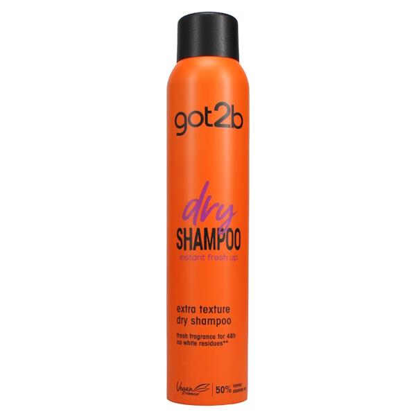 Schwarzkopf Got2b Dry Shampoo Extra Texture 200ml (Case of 6)