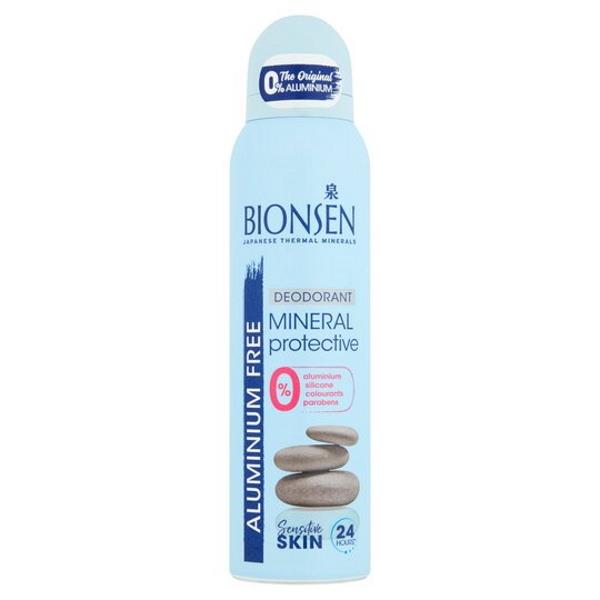 Bionsen Aluminium Free Mineral Protective Deodorant Spray 150ml (Case of 12)