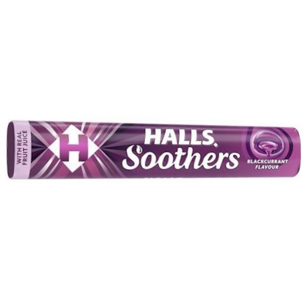 Halls Soothers Blackcurrant Flavour 45g (Case of 20)