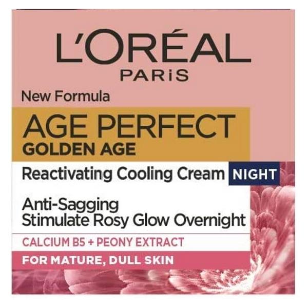 L'Oreal Age Perfect Golden Age Reactivating Cooling Night Cream 50ml (Case of 6)
