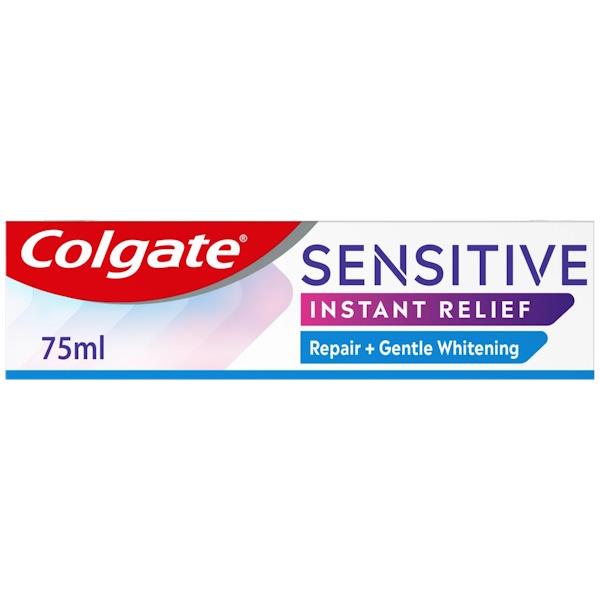 Colgate Sensitive Instant Relief Repair + Gentle Whitening Toothpaste 75ml (Case of 12)