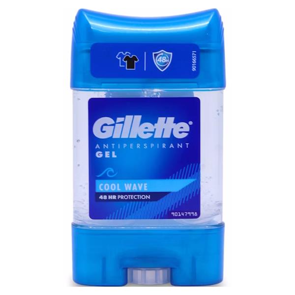 Gillette Antiperspirant Gel Cool Wave 70ml (Case of 6)