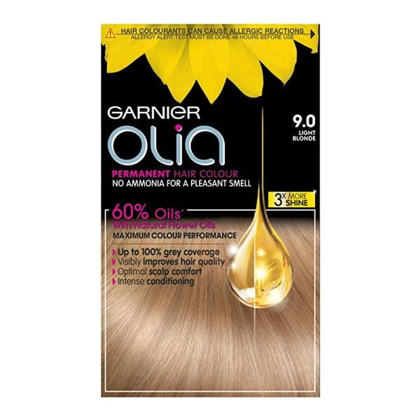 Garnier Olia Permanent Hair Colour 9.0 Light Blonde (Case of 3)