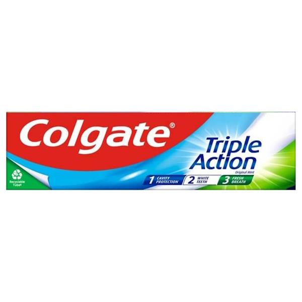 Colgate Triple Action Original Mint Toothpaste 100ml (Case of 12)