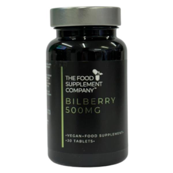 FSC Bilberry 500mg 30 Tablets (Case of 6)