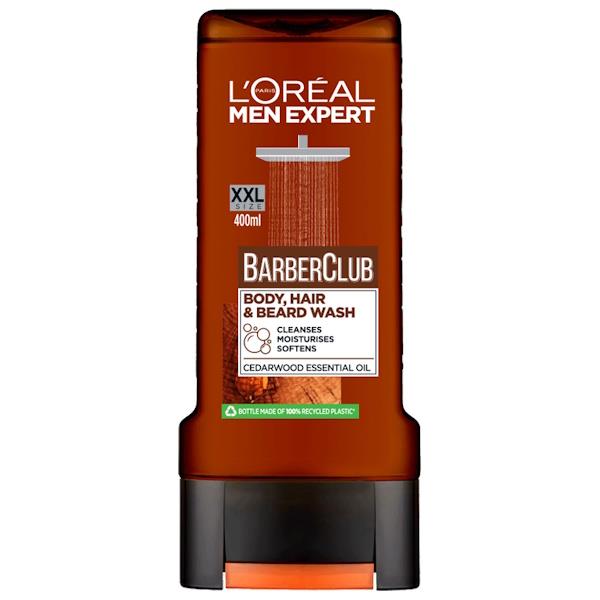 L'Oreal Men Expert Barber Club Shower Gel 400ml (Case of 6)