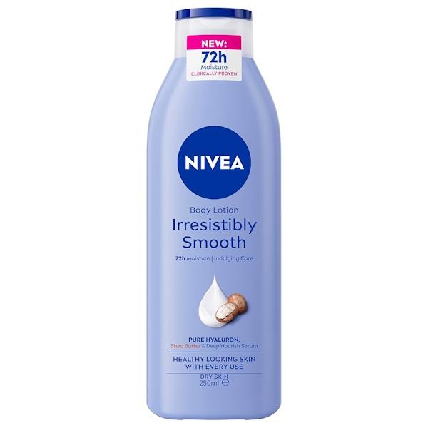 Nivea Body Lotion Irresistibly Smooth 250ml (Case of 6)