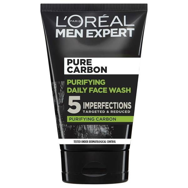 L'Oreal Men Expert Pure Carbon Purifying Daily Face Wash 100ml (Case of 6)