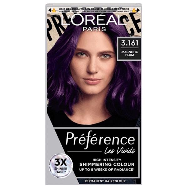 L'Oreal Preference Vivids 3.161 Magnetic Plum (Case of 3)