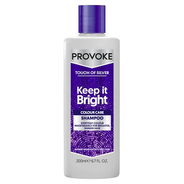 Provoke Touch of Silver Colour Care Shampoo 200ml (Case of 6)