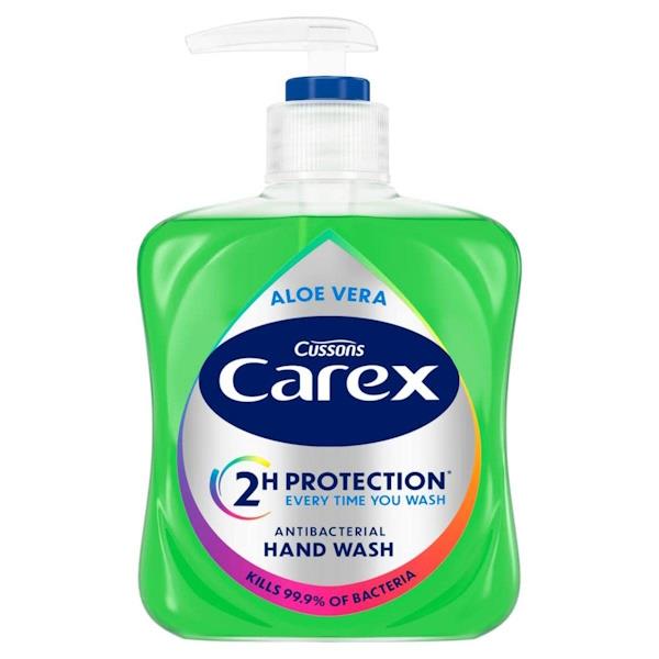 Carex Aloe Vera Antibacterial Handwash 250ml (Case of 6)