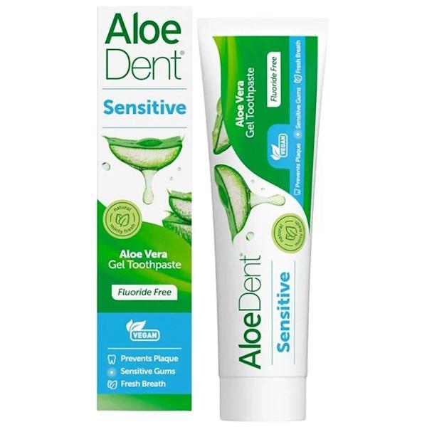 Aloe Dent Sensitive Aloe Vera Gel Toothpaste 100ml (Case of 6)