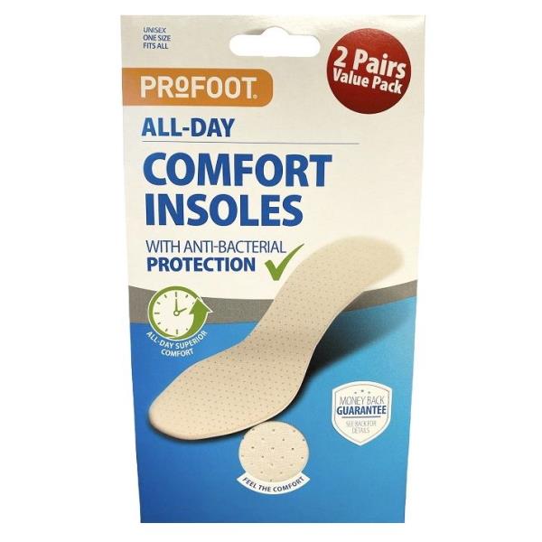 Profoot All-Day Comfort Insoles 2 Pairs (Case of 4)