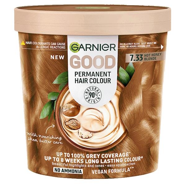 Garnier Good Permanent Hair Colour 7.33 Hot Honey Blonde (Case of 3)