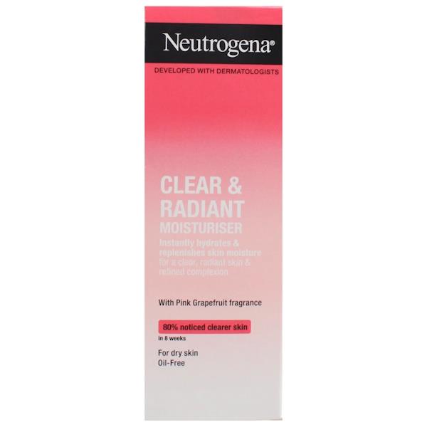 Neutrogena Clear & Radiant Moisturiser 50ml (Case of 6)