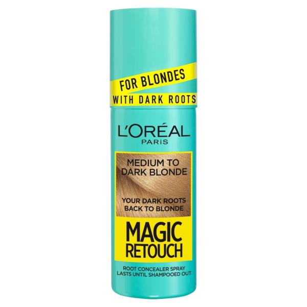 (LT) L'Oreal Magic Retouch Dark Roots Touch Up Spray Medium To Dark Blonde 75ml (Case of 6)