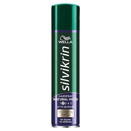 Wella Silvikrin Hairspray Natural Hold 400ml (Case of 6)