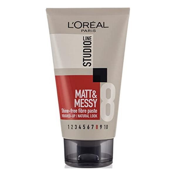 L'Oreal Studio Line Matt & Messy Shine Free Fibre Paste 150ml (Case of 6)