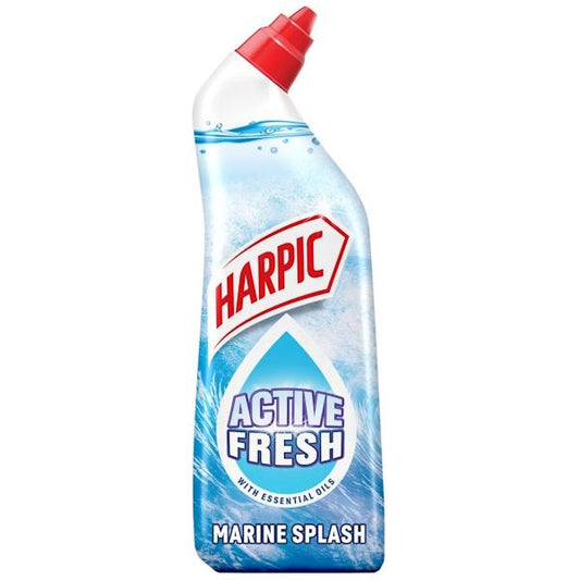 Harpic Active Fresh Marine Splash Toilet Cleansing Gel 750ml (Case of 12)