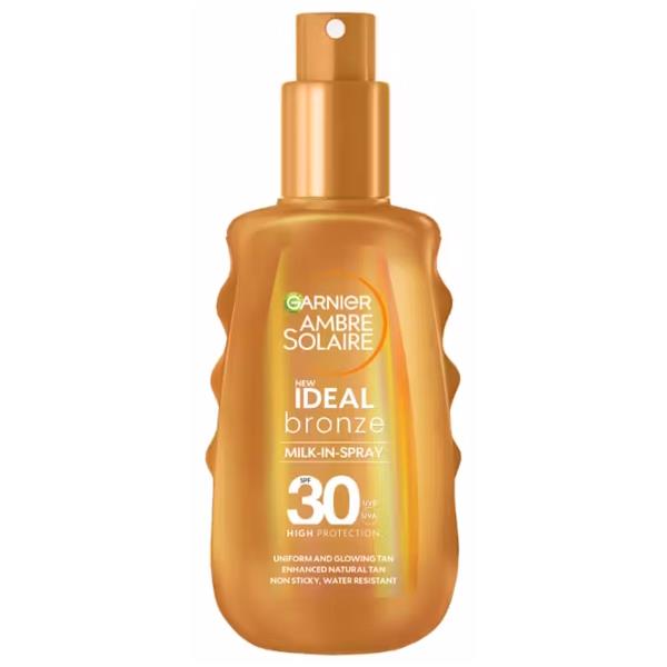 Garnier Ambre Solaire Ideal Bronze Milk-In Spray SPF30 150ml (Case of 6)