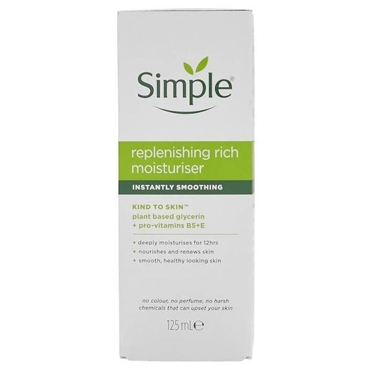 Simple Replenishing Rich Moisturiser 125ml (Case of 6)