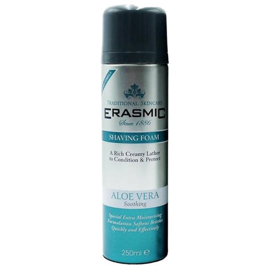 (LT) Erasmic Shaving Foam Aloe Vera 250ml (Case of 6)