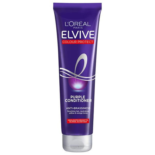 (LT) L'Oreal Elvive Colour Protect Purple Conditioner 150ml (Case of 6)
