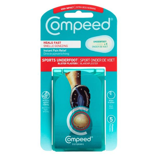 Compeed Sports Underfoot Blister Plasters 5 Plasters (Case of 6)
